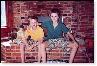 The Boys sitting